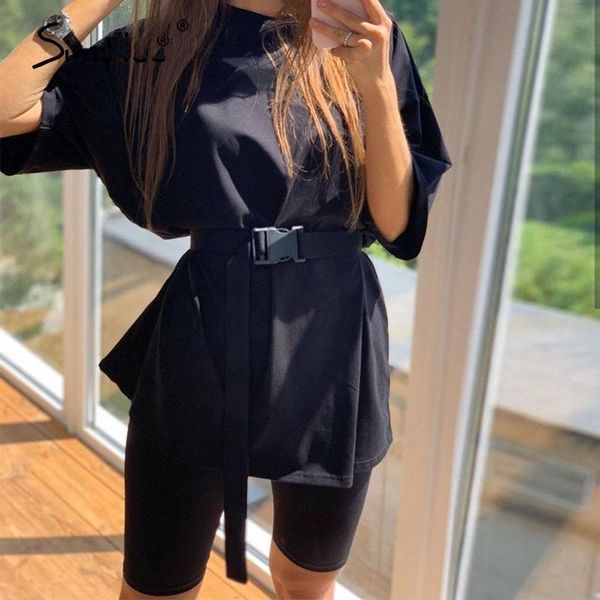 casual solid tracksuits outfits women's two piece suit with belt home loose sports fashion bicycle summer size xl, Gray
casual solid tracksuits outfits women's two piece suit with belt home loose sports fashion bicycle summer size xl, Gray