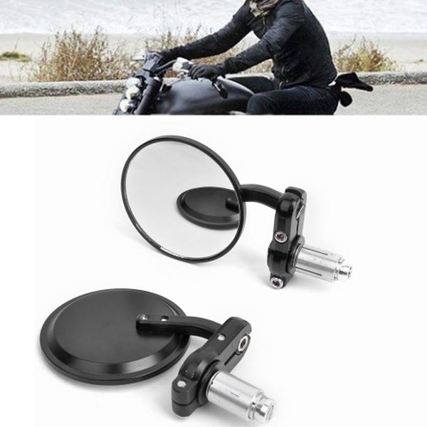motorcycle mirrors 2pcs universal mirror aluminum black 22mm handle bar end rearview side accessories
motorcycle mirrors 2pcs universal mirror aluminum black 22mm handle bar end rearview side accessories