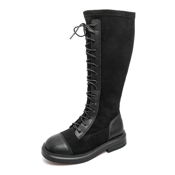 boots 32-43 big size small high women's autumn winter non versatile knee length and thin elastic, Black
boots 32-43 big size small high women's autumn winter non versatile knee length and thin elastic, Black