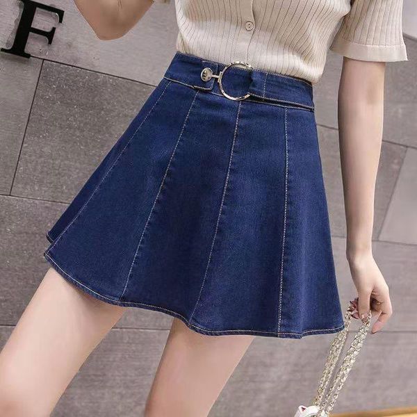 skirts 2021 fashion girls spring summer denim skirt with safety pants belt decor a-line high-waisted blue mini, Black
skirts 2021 fashion girls spring summer denim skirt with safety pants belt decor a-line high-waisted blue mini, Black
