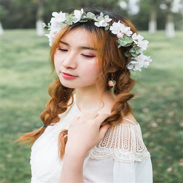 decorative flowers & wreaths sakura bridal wreath headdress small fresh holiday gown accessories wholesale
decorative flowers & wreaths sakura bridal wreath headdress small fresh holiday gown accessories wholesale