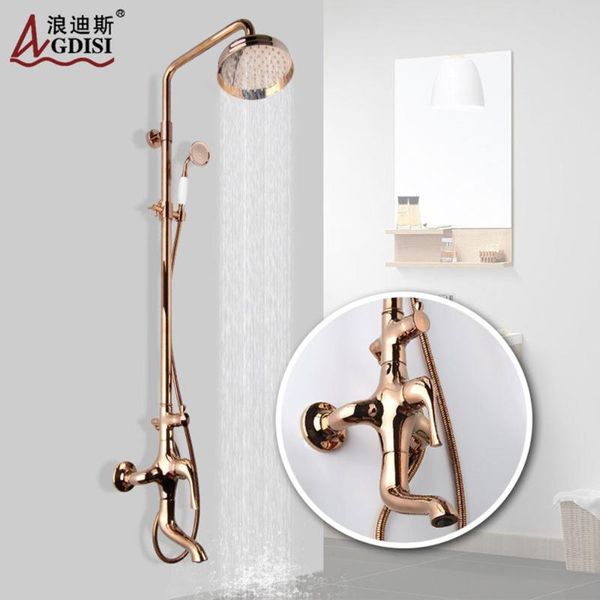 pink rose gold-plated bathroom shower set rain head bath mixer system rainfall 2398-9m sets
pink rose gold-plated bathroom shower set rain head bath mixer system rainfall 2398-9m sets