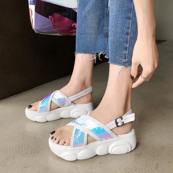 big size summer flat sandals ladies women shoes woman muffin waterproof platform sports daddy, Black
big size summer flat sandals ladies women shoes woman muffin waterproof platform sports daddy, Black