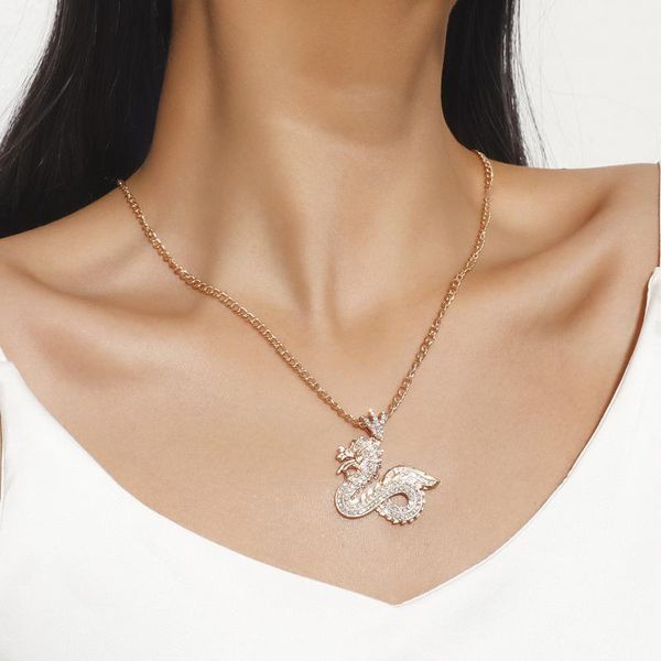 pendant necklaces selling punk chunky chain necklace dragon for women girl party gift jewelry wholesale 2021, Silver
pendant necklaces selling punk chunky chain necklace dragon for women girl party gift jewelry wholesale 2021, Silver