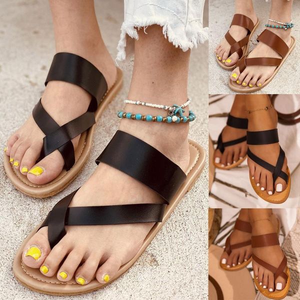 slippers fashion flip-flops for women casual leisure flat beach shoes outdoor anti-slip open toe female solid color sandals, Black
slippers fashion flip-flops for women casual leisure flat beach shoes outdoor anti-slip open toe female solid color sandals, Black