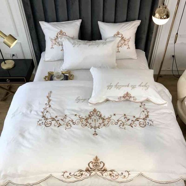 chic gold embroidery duvet luxury brushed cotton soft warm bedding bed sheet pillow shams comforter cover set
chic gold embroidery duvet luxury brushed cotton soft warm bedding bed sheet pillow shams comforter cover set