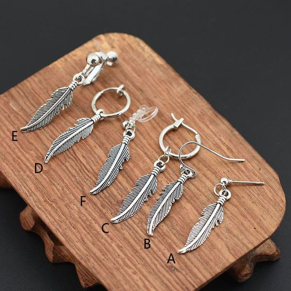 dangle & chandelier men women punk vintage earrings feather tassel long chain pendant stainless steel drop jewelry, Silver
dangle & chandelier men women punk vintage earrings feather tassel long chain pendant stainless steel drop jewelry, Silver