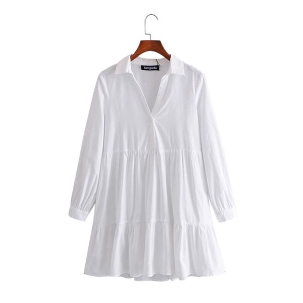tangada fashion women elegant white pleated shirt dress long sleeve office ladies mini 3h60 210623, Black;gray
tangada fashion women elegant white pleated shirt dress long sleeve office ladies mini 3h60 210623, Black;gray