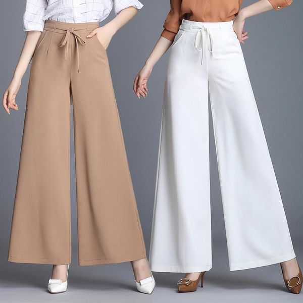 women's pants & capris spring yarn wide leg dance trousers big slimming mother straight high waist womens, Black;white
women's pants & capris spring yarn wide leg dance trousers big slimming mother straight high waist womens, Black;white