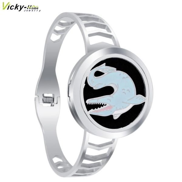 enamel diffuser locket spring bangle essential oil stainless steel perfume bracelets pads, Black
enamel diffuser locket spring bangle essential oil stainless steel perfume bracelets pads, Black