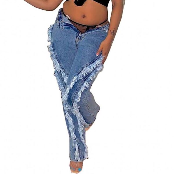 women's jeans fringed spring autumn high waist washed pencil trousers stretch tights casual pants streetwear femme blue
women's jeans fringed spring autumn high waist washed pencil trousers stretch tights casual pants streetwear femme blue