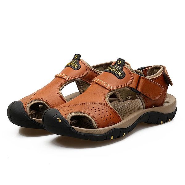 sandals men reflective leather rubber fashion breathable soft comfortable durable, Black
sandals men reflective leather rubber fashion breathable soft comfortable durable, Black