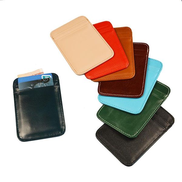 card holders 100% cow leather vertical slim soft wallet glossy credit round corner vintage genuine, Brown;gray
card holders 100% cow leather vertical slim soft wallet glossy credit round corner vintage genuine, Brown;gray