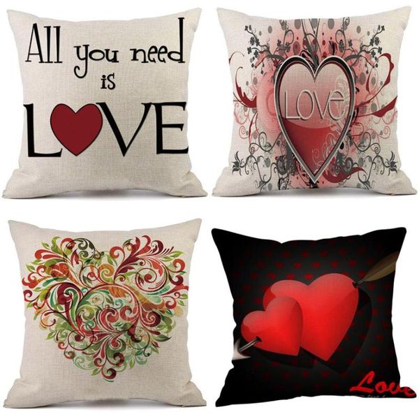 pillow case 4pc happy valentine's day pillowcases cotton linen cases home decor square cushion cover gift1.10 cushion/decorative
pillow case 4pc happy valentine's day pillowcases cotton linen cases home decor square cushion cover gift1.10 cushion/decorative