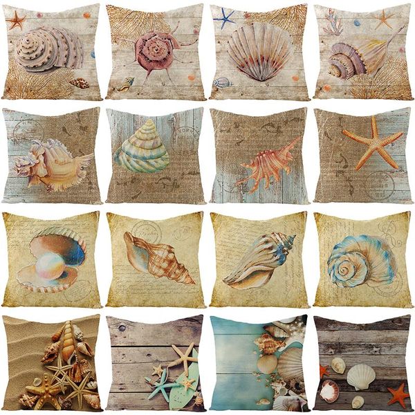 cushion/decorative pillow 2021 retro style linen case conch shell printing cushion decorative household products
cushion/decorative pillow 2021 retro style linen case conch shell printing cushion decorative household products