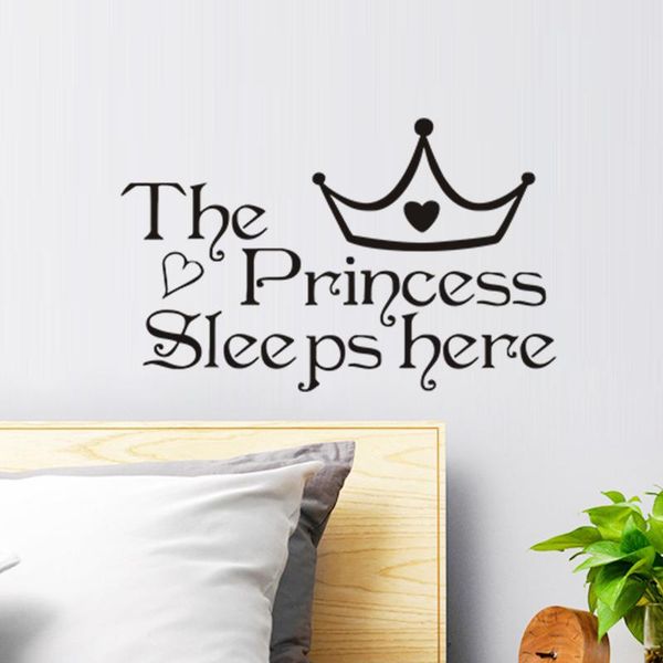 the princess sleeps here wall stickers for girls room bedroom home decoration quotes mural art diy decals decor
the princess sleeps here wall stickers for girls room bedroom home decoration quotes mural art diy decals decor