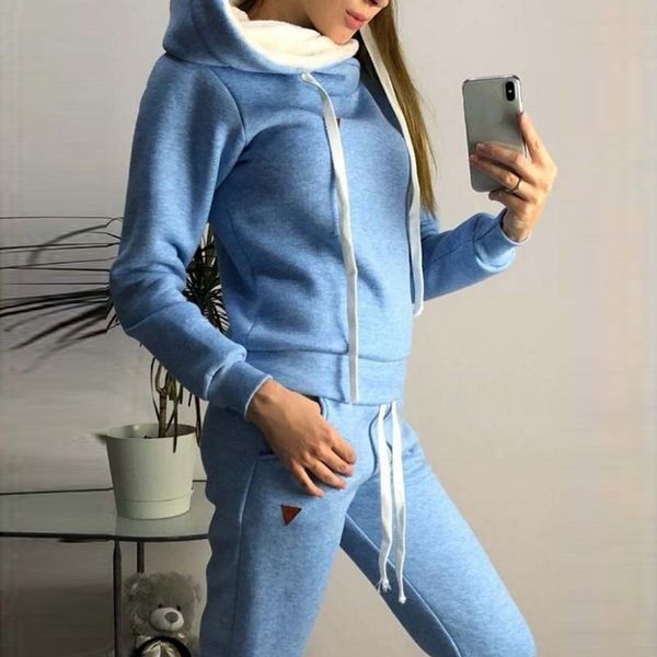 fashion two piece set and pants tracksuits woman set spring clothes for women lounge wear 2 piece sets thicken suit 210515, White
fashion two piece set and pants tracksuits woman set spring clothes for women lounge wear 2 piece sets thicken suit 210515, White