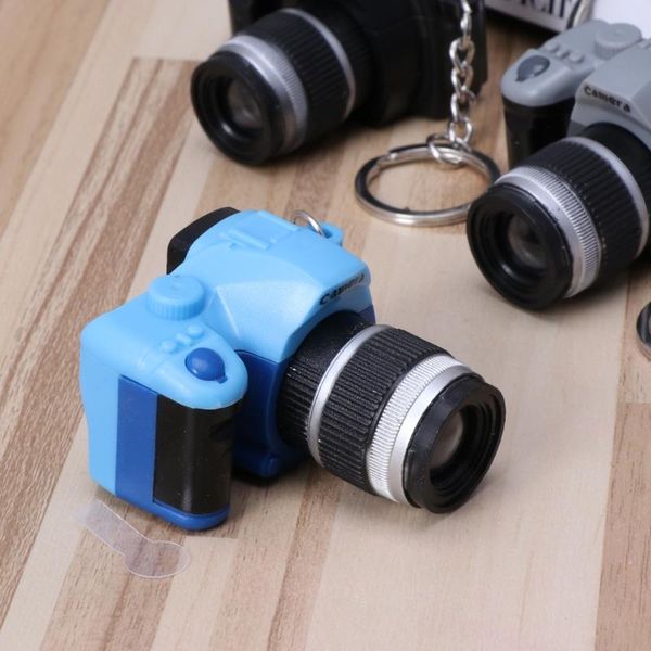 keychains mini digital reflex dslr camera led flash light torch shutter sound keychain, Silver
keychains mini digital reflex dslr camera led flash light torch shutter sound keychain, Silver