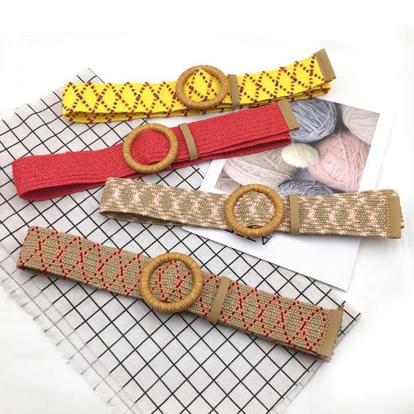 belts fashion weave vintage women round wood buckle belt handmade without needle versatile retro, Black;brown
belts fashion weave vintage women round wood buckle belt handmade without needle versatile retro, Black;brown