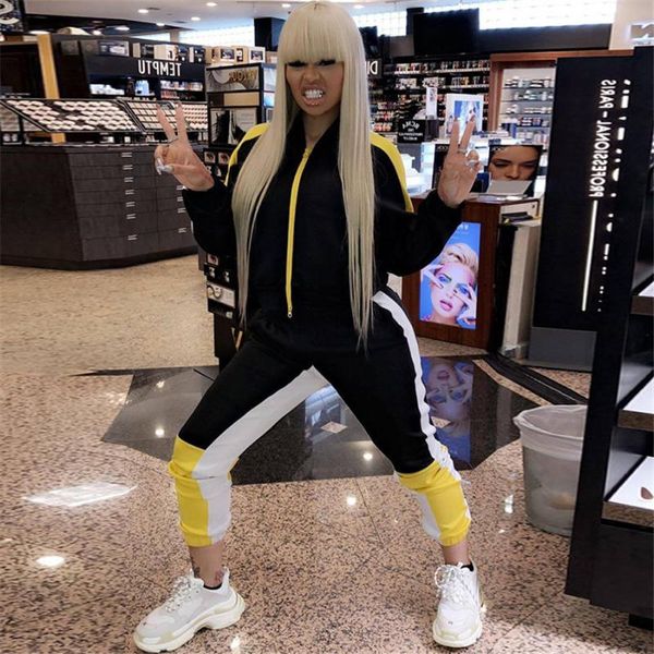women's two piece pants 2 set striped ladies jogger tumblr jacket tracksuit track suit sweatshirts runway outfits costumes autumn winte, White
women's two piece pants 2 set striped ladies jogger tumblr jacket tracksuit track suit sweatshirts runway outfits costumes autumn winte, White