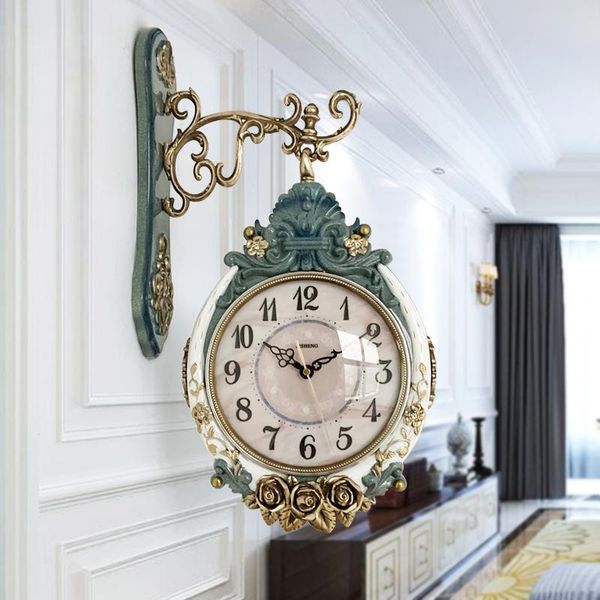 wall clocks double-sided large clock european retro luxury living room art silent reloj de pared vintage home decor mm60wc
wall clocks double-sided large clock european retro luxury living room art silent reloj de pared vintage home decor mm60wc