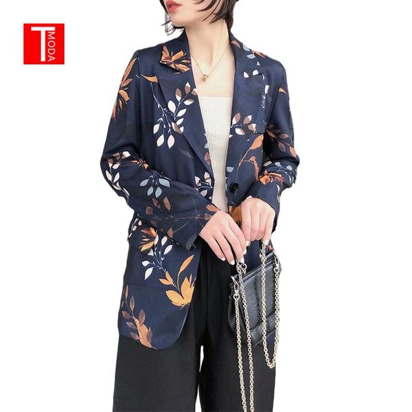 women 2021 fashion office wear floral print thin blazer coat vintage long sleeve pockets female outerwear chic women's suits & blazers, White;black
women 2021 fashion office wear floral print thin blazer coat vintage long sleeve pockets female outerwear chic women's suits & blazers, White;black