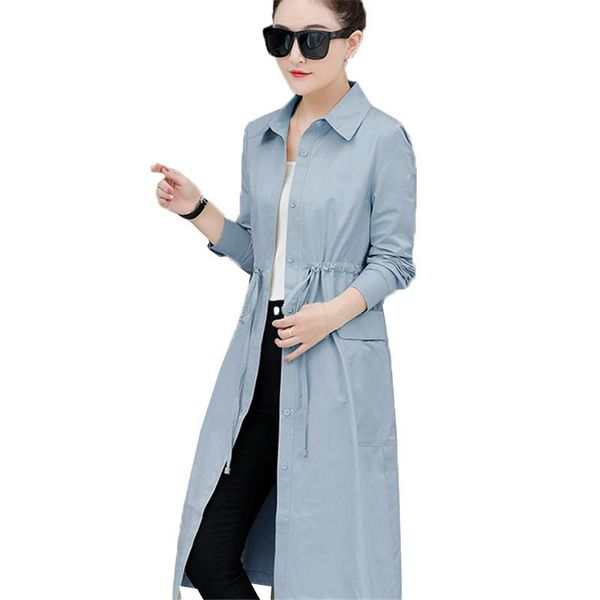 women's trench coats 2021 women windbreaker jacket spring autumn long jackets large size loose solid color sashes thin section outerwea, Tan;black
women's trench coats 2021 women windbreaker jacket spring autumn long jackets large size loose solid color sashes thin section outerwea, Tan;black