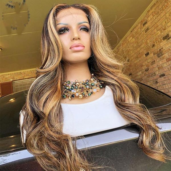 soft wavy long highlight color transparent t part lace front wig human hair for women with baby breathable cover daily wigs, Black;brown
soft wavy long highlight color transparent t part lace front wig human hair for women with baby breathable cover daily wigs, Black;brown