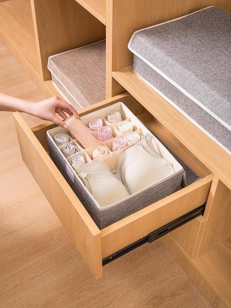 storage drawers underwear sock drawer organizer with lids foldable closet divider linen cotton box for socks bra
storage drawers underwear sock drawer organizer with lids foldable closet divider linen cotton box for socks bra