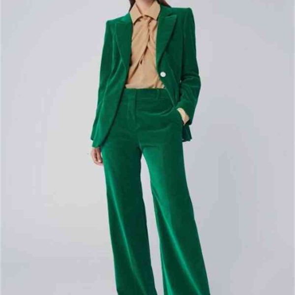 women's two piece pants velvet green suits for ( jacket+pants) long sleeve suit jacket female ladies customize made 86mp, White
women's two piece pants velvet green suits for ( jacket+pants) long sleeve suit jacket female ladies customize made 86mp, White