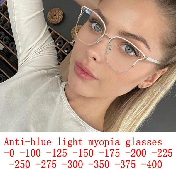sunglasses metal cat eye myopia glasses square women anti blue light eyewear diopter 0 -1.0 to 6.0 nx, White;black
sunglasses metal cat eye myopia glasses square women anti blue light eyewear diopter 0 -1.0 to 6.0 nx, White;black