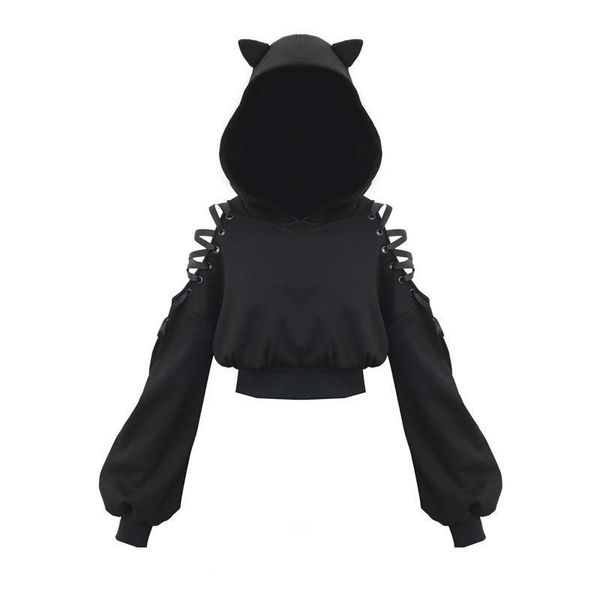 women's hoodies & sweatshirts 2021 spring women off-shoulder strap cute cat ear hooded sweatshirtr long sleeve solid thin pullover fema, Black
women's hoodies & sweatshirts 2021 spring women off-shoulder strap cute cat ear hooded sweatshirtr long sleeve solid thin pullover fema, Black