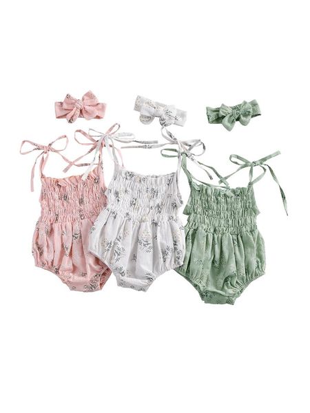 rompers summer born baby girls flower print sleeveless headband 2pcs outfits sets for 0-18months 2021, Blue
rompers summer born baby girls flower print sleeveless headband 2pcs outfits sets for 0-18months 2021, Blue