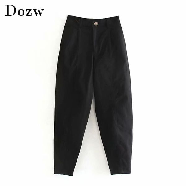 women streetwear harem pants winter ladies loose pockets pleated waist pants fashion boyfriends long trousers joggers 210414, Black;white
women streetwear harem pants winter ladies loose pockets pleated waist pants fashion boyfriends long trousers joggers 210414, Black;white