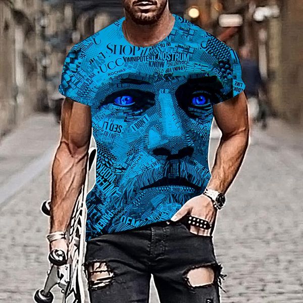 men's t-shirts style o-neck casual t-shirt xxs-xl6 summer short sleeve 3d printing heads fashion, White;black
men's t-shirts style o-neck casual t-shirt xxs-xl6 summer short sleeve 3d printing heads fashion, White;black