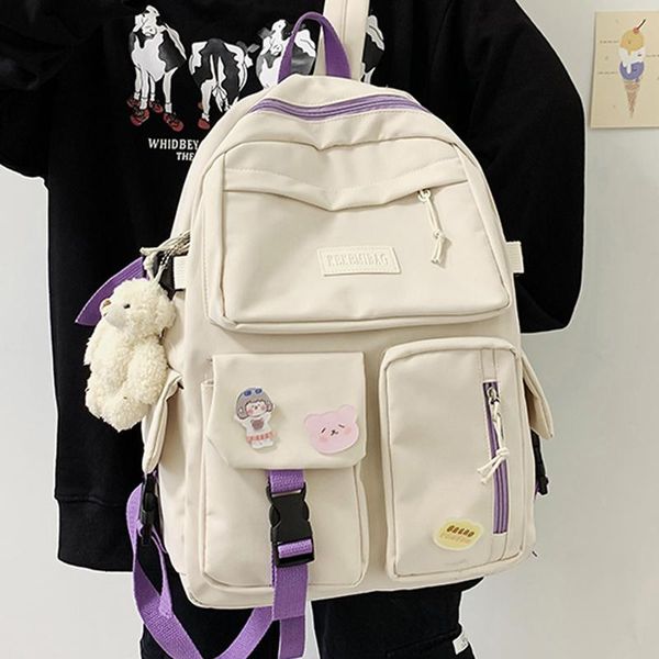 backpack joypessie fashion women waterproof kawaii student bookbag college school bag girl nylon men black mochila bagpack
backpack joypessie fashion women waterproof kawaii student bookbag college school bag girl nylon men black mochila bagpack