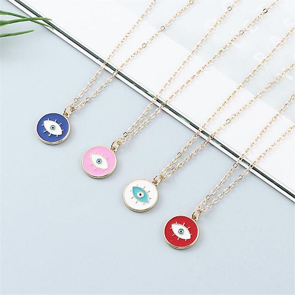 chains trendy metal turkish evil eyes necklace pendientes for women female simple party jewelry collier femme sweater chain necklaces, Silver
chains trendy metal turkish evil eyes necklace pendientes for women female simple party jewelry collier femme sweater chain necklaces, Silver