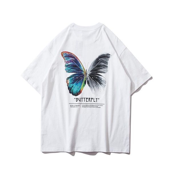 men's t-shirts male mode 2021 style harajuku street clothes butterfly hip-hop extra large t-shirt, White;black
men's t-shirts male mode 2021 style harajuku street clothes butterfly hip-hop extra large t-shirt, White;black