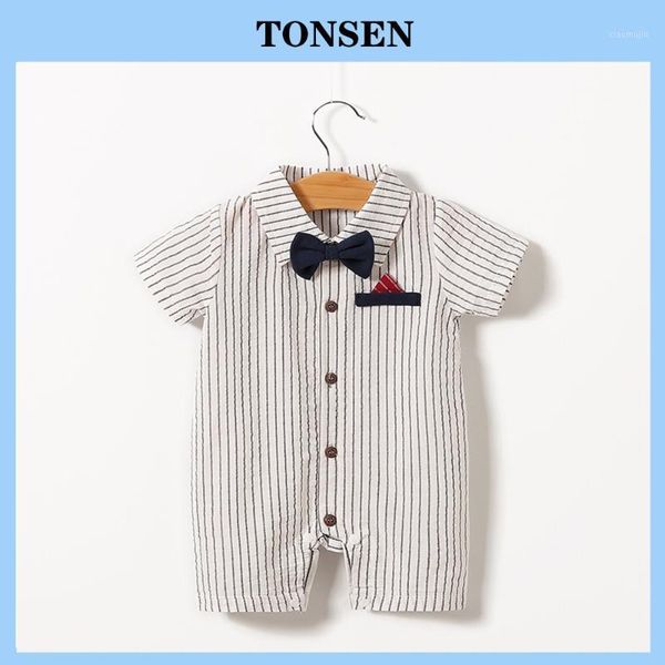 born baby boy summer cotton romper clothes bow tie collar striped short-sleeved onesie jumpsuit infant outfit toddler rompers, Blue
born baby boy summer cotton romper clothes bow tie collar striped short-sleeved onesie jumpsuit infant outfit toddler rompers, Blue