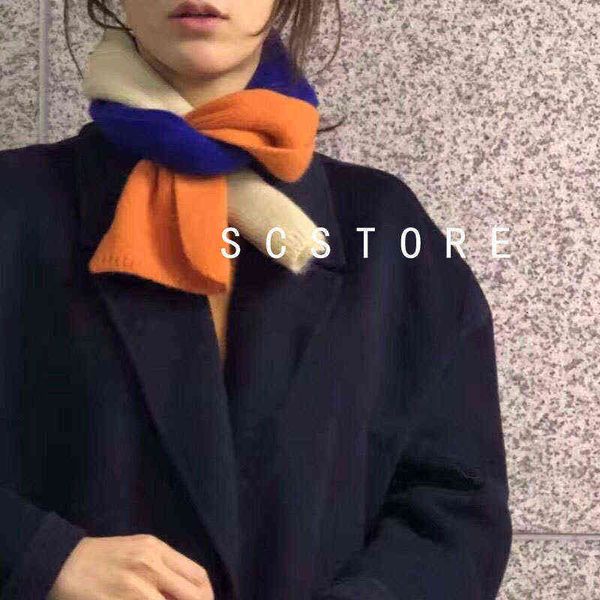 scarves 2022 autumn and winter knitted south korea dongdamen ins foreign style color matching wool scarf small bib, Blue;gray
scarves 2022 autumn and winter knitted south korea dongdamen ins foreign style color matching wool scarf small bib, Blue;gray