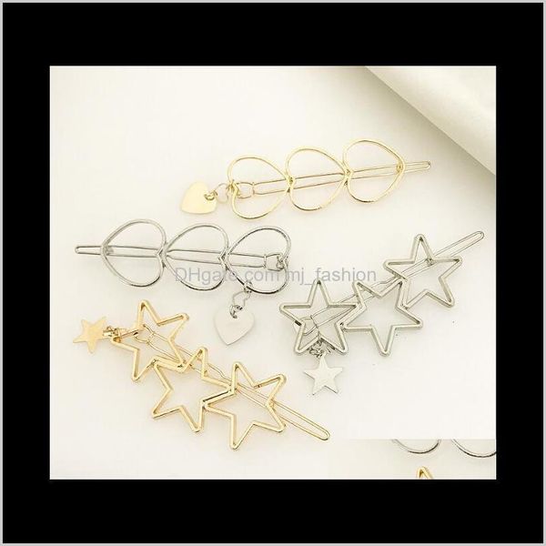 jewelryfashion women hairpins girls hollow star heart clip delicate pin hair decorations jewelry aessories ps1911 drop delivery 2021 qjldg, Golden;silver
jewelryfashion women hairpins girls hollow star heart clip delicate pin hair decorations jewelry aessories ps1911 drop delivery 2021 qjldg, Golden;silver
