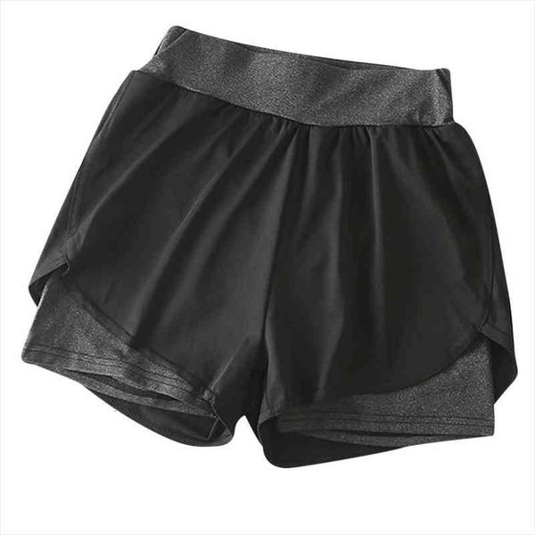 solid color casual elastic sport womens short pants high waist skinny fitness, White;black
solid color casual elastic sport womens short pants high waist skinny fitness, White;black