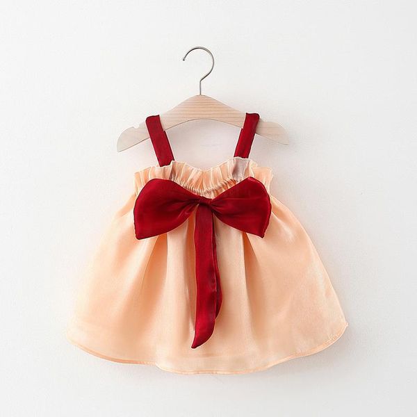 girl's dresses bow baby girl summer dress 1st birthday princess toddler for born party tutu infant clothing 0-2y, Red;yellow
girl's dresses bow baby girl summer dress 1st birthday princess toddler for born party tutu infant clothing 0-2y, Red;yellow