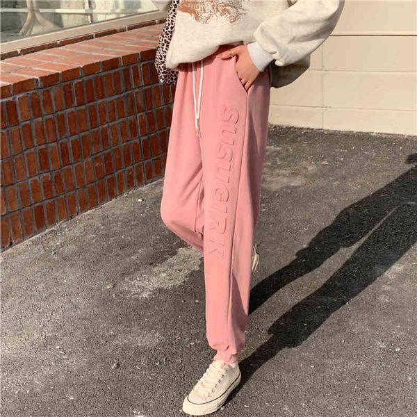 3 sizes -xl loose letter pattern elastic waist solid fashion summer thin women harem pants 210522, Black;white
3 sizes -xl loose letter pattern elastic waist solid fashion summer thin women harem pants 210522, Black;white
