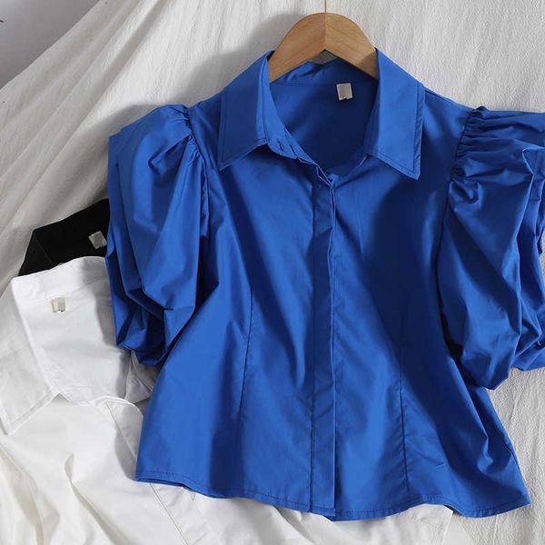 vanovich short-sleeved shirt women spring and summer korean style solid color fashion wild cotton clothing 210615, White
vanovich short-sleeved shirt women spring and summer korean style solid color fashion wild cotton clothing 210615, White