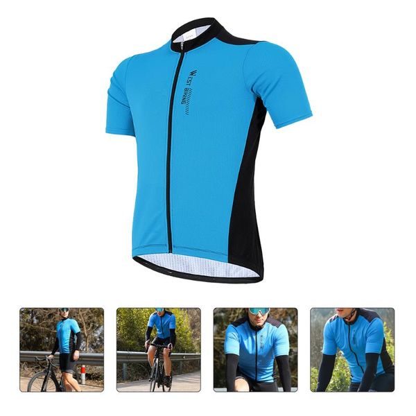 racing sets 1 set of polyester cycling clothing sports short sleeve pant, Black;blue
racing sets 1 set of polyester cycling clothing sports short sleeve pant, Black;blue