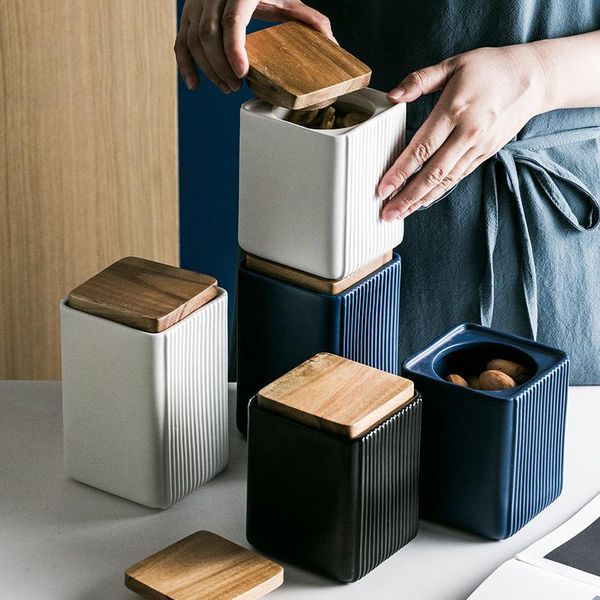 storage bottles & jars creative light luxury straight grain square household sealed kitchen multi-grain ceramic tea
storage bottles & jars creative light luxury straight grain square household sealed kitchen multi-grain ceramic tea
