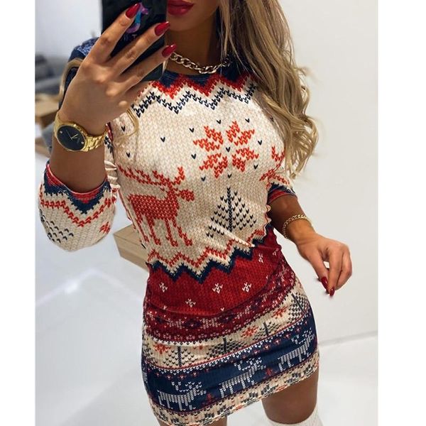 casual dresses women dress 2021 autumn winter women's christmas print slim long sleeve fashion vestido feminino, Black;gray
casual dresses women dress 2021 autumn winter women's christmas print slim long sleeve fashion vestido feminino, Black;gray