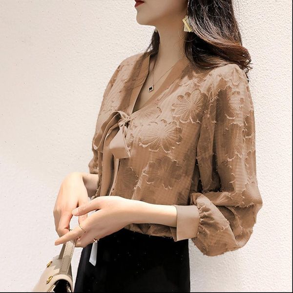 spring autumn style chiffon women shirts v neck lantern sleeve solid color lace up bow elegant dd9065, White
spring autumn style chiffon women shirts v neck lantern sleeve solid color lace up bow elegant dd9065, White