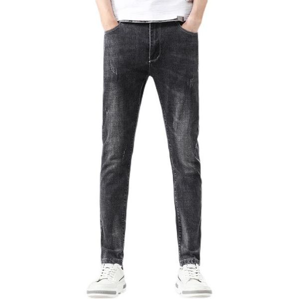 men's jeans 2021 spring arrivals men quality casual male denim pants straight slim fit dark grey trousers yong man, Blue
men's jeans 2021 spring arrivals men quality casual male denim pants straight slim fit dark grey trousers yong man, Blue